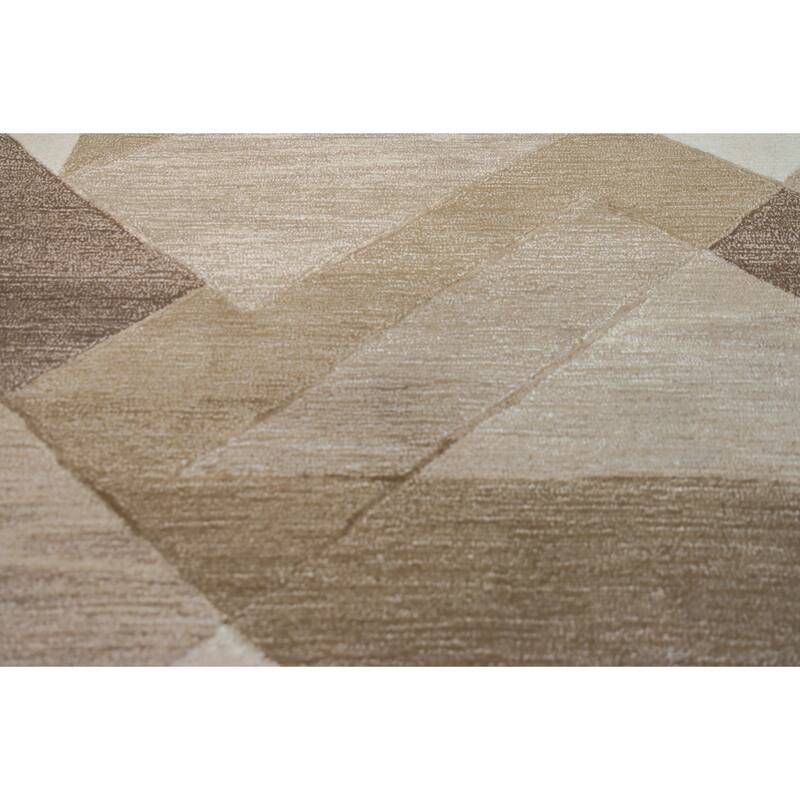 Bashian Malik Beige Transitional Area Rug