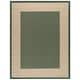 preview thumbnail 71 of 133, SAFAVIEH Courtyard Sherrie Border Indoor/ Outdoor Waterproof Patio Backyard Rug 8' x 10' - Dark Green/Beige