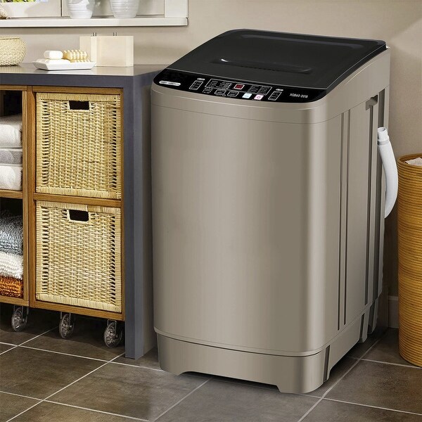 JEREMY CASS Full-Automatic Washing Machine 17.7 lbs, Portable