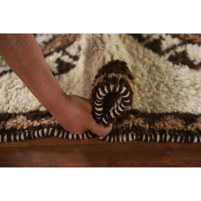 Turkish Anatolian Oriental Runner Rug Hand-knotted Wool Carpet - 3'8"x 11'5"