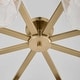 preview thumbnail 2 of 5, Quorum International 358-8 Veno 8 Light 32" Wide Semi-flush Ceiling