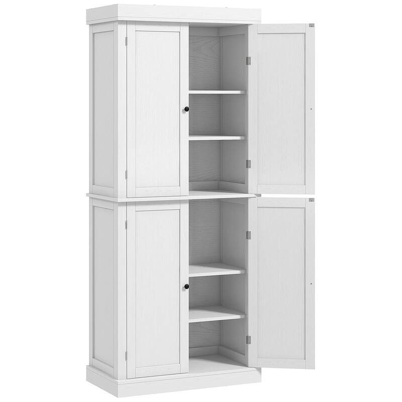 72.5" Freestanding Kitchen Pantry Cabinet