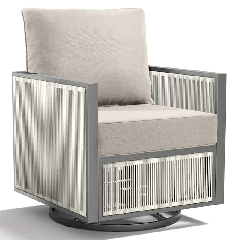 Outdoor Deep Seat Cushion 24 x 24 x 6 Inch - Beige - 6 Inch