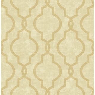 Seabrook Designs Arlie Classical Trellis Unpasted Wallpaper