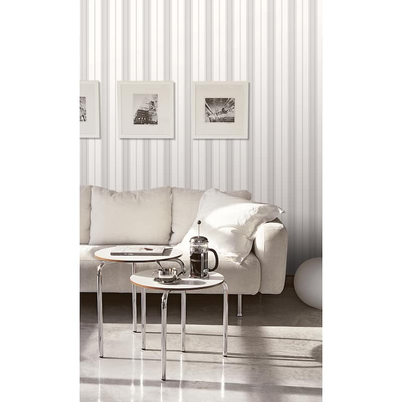 Galerie Wallcoverings Smart Stripes 2 Slim Stripe Vinyl on Non-Woven Matte Wallpaper Roll