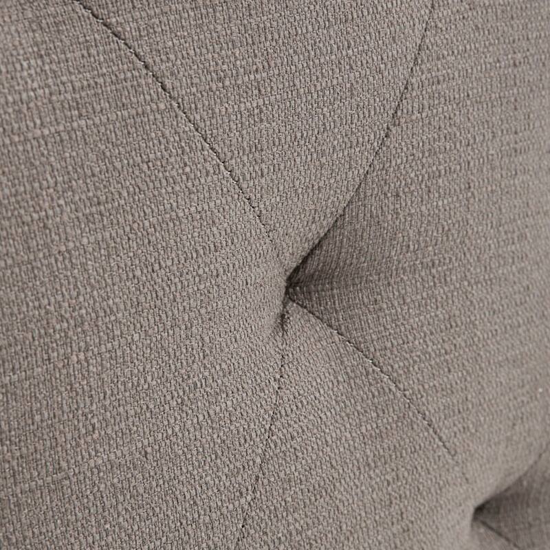 Swivel Single Sofa Chair with Nailhead Trim and Tufted Backrest