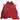 6.5' Red Genuine Cowhide Area Rug - 6' Round