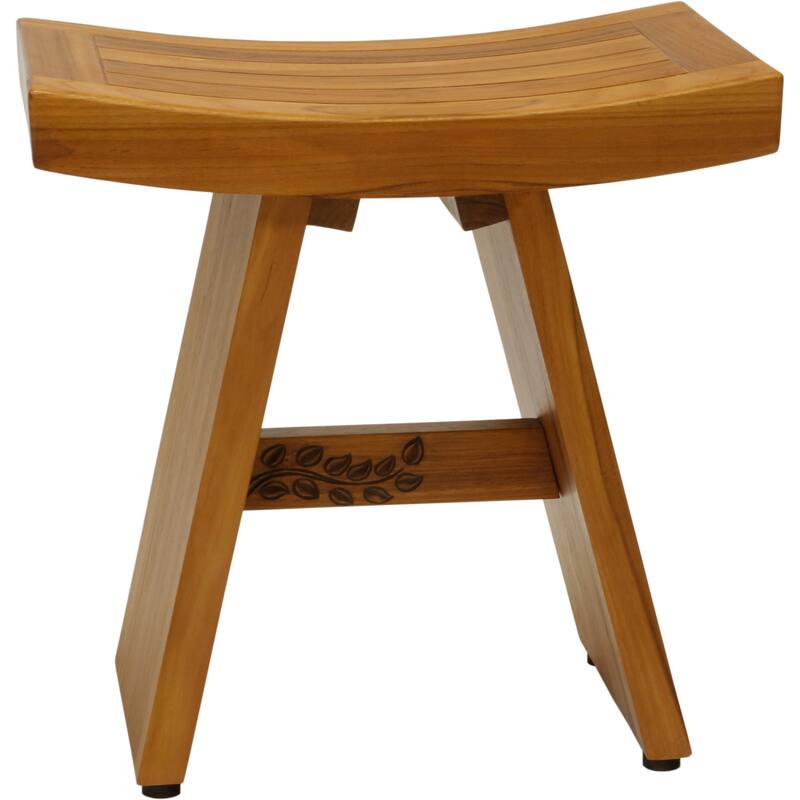 18" Asia Artisan Teak Shower Bench