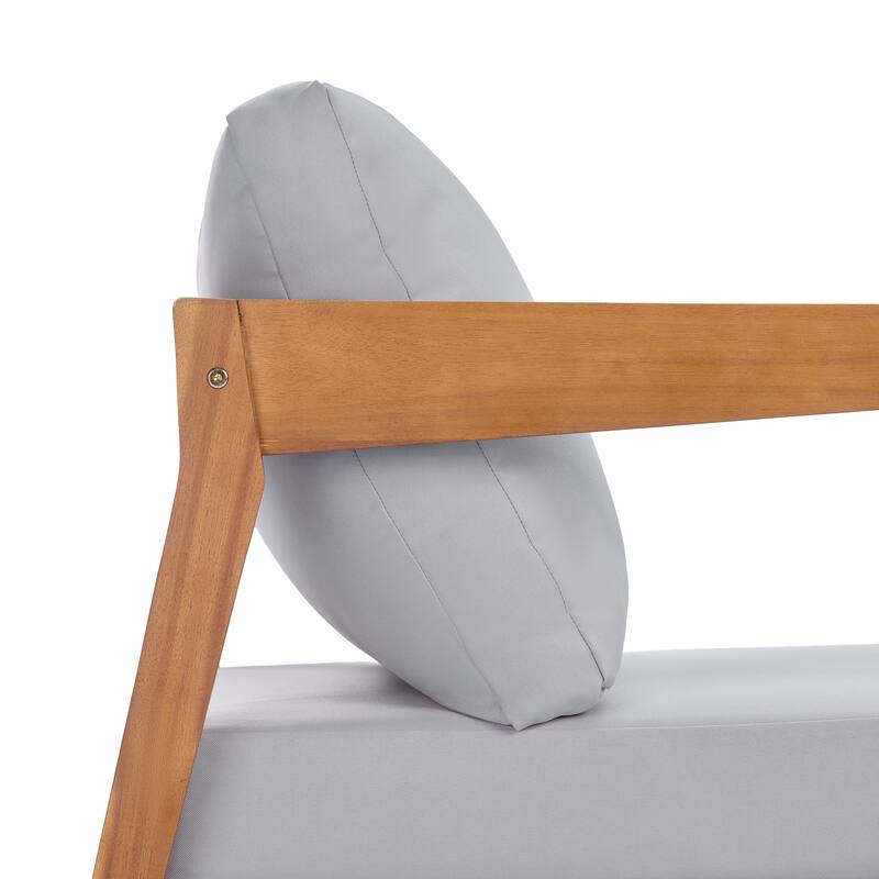 Christopher Knight Home Thalia Acacia Wood Outdoor Lounge Chair