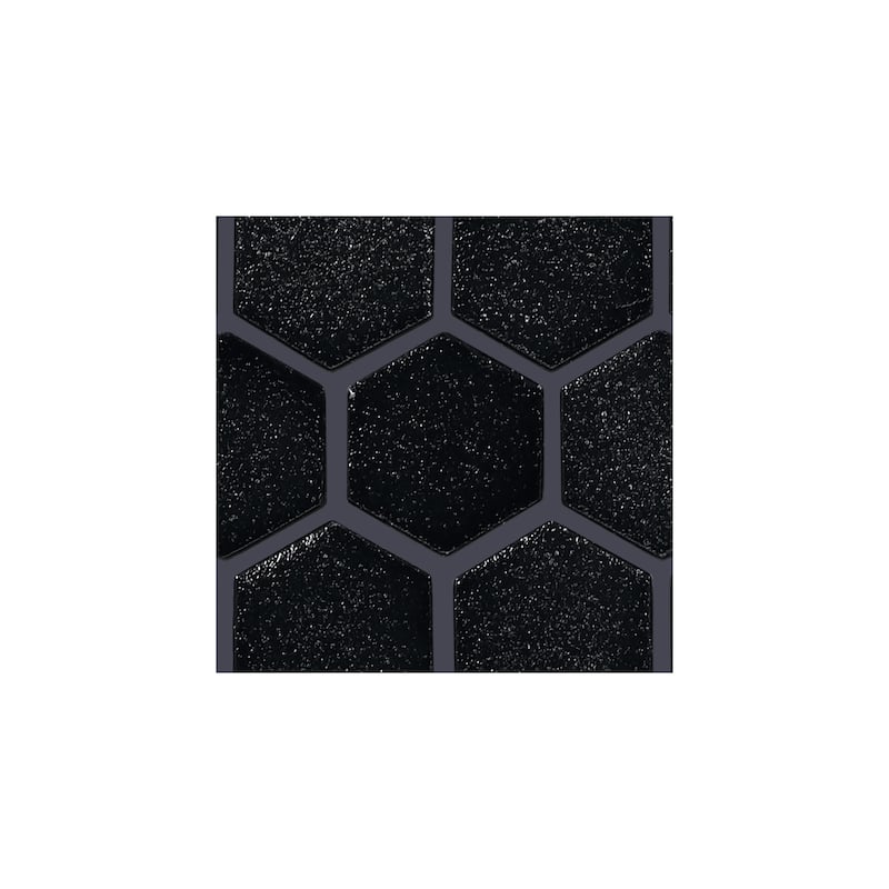 Daltile Uptown Glass 1" Hexagon Mosaic (18 PC Per Carton) (16.92 SQFT Per Carton)