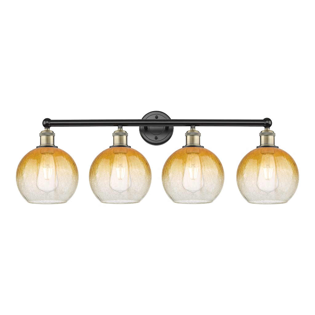 Innovations Lighting Endless Possibilities Edison - Brookhaven Globe - 4 Light 35" Bath Vanity Light