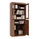 preview thumbnail 130 of 200, 100% Solid Wood 6-Shelf Bookcase with Optional Doors by Palace Imports