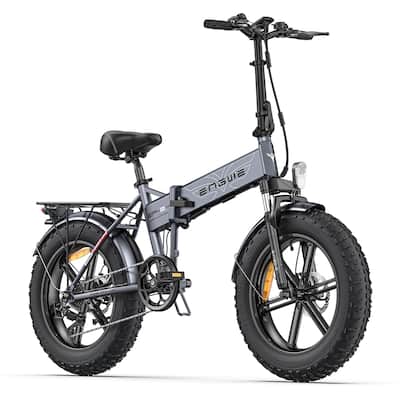 20-inch Front Shock-Absorbing Fat Tire Folding Electric Bicycle