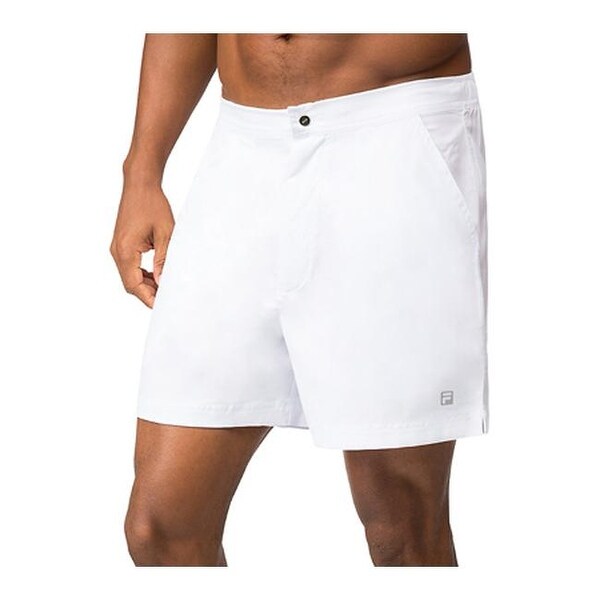 Fila Men's Fundamental Santoro Short White Fila Men's Fundamental Santoro Short White