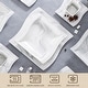 preview thumbnail 14 of 12, MALACASA Flora 60-Piece Porcelain Dinnerware Set, Service for 12