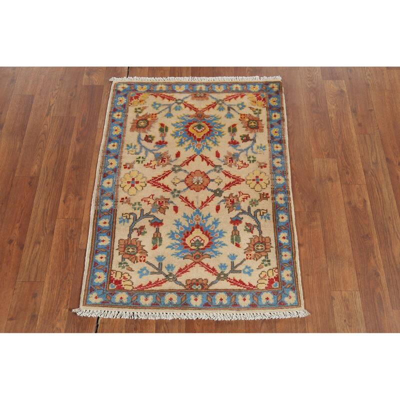 Kazak Oriental Accent Rug Handmade Wool Carpet - 2'1"x 2'10"