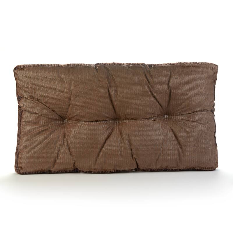 Klear Vu Polar Chenille Fabric Non-Slip Overstuffed 27" Bench Cushion