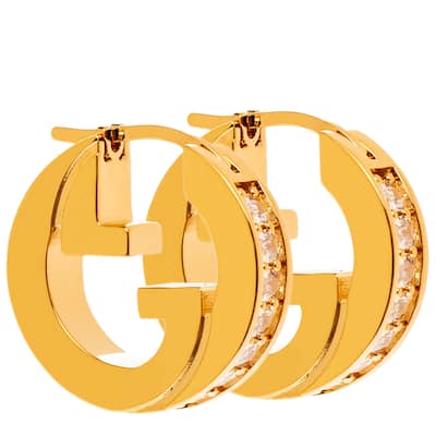 Gucci Blondie Crystal Mini Earrings - Gold-tone