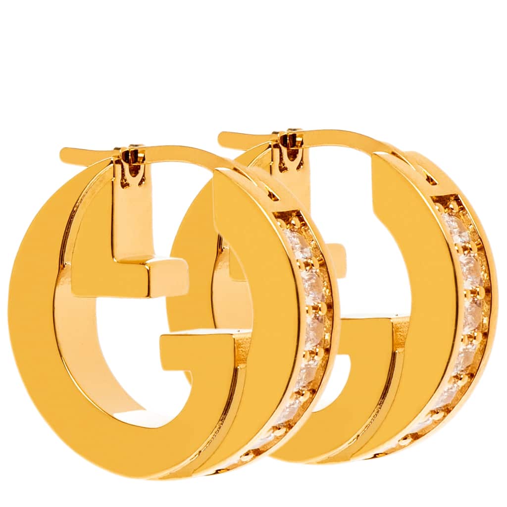 Gucci Blondie Crystal Mini Earrings - Gold-tone
