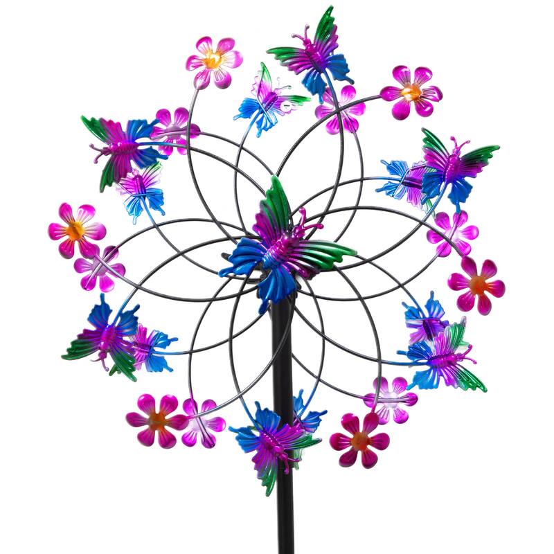 360°Rotation Metal Attractive Windmill for Garden