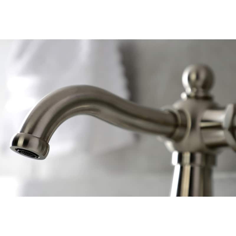 Nautical Single-Handle Bathroom Faucet with Push Pop-Up