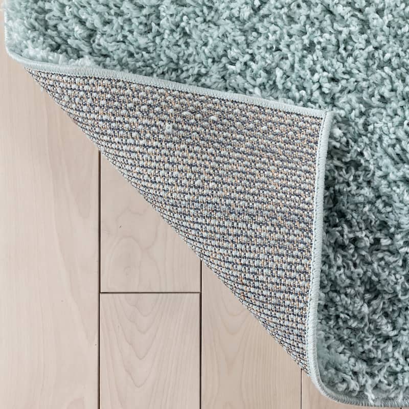 Well Woven Elle Basics Emerson Plain Shag Area Rug