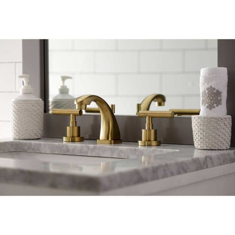 Kingston Brass Manhattan 8 in. Widespread Bathroom Faucet