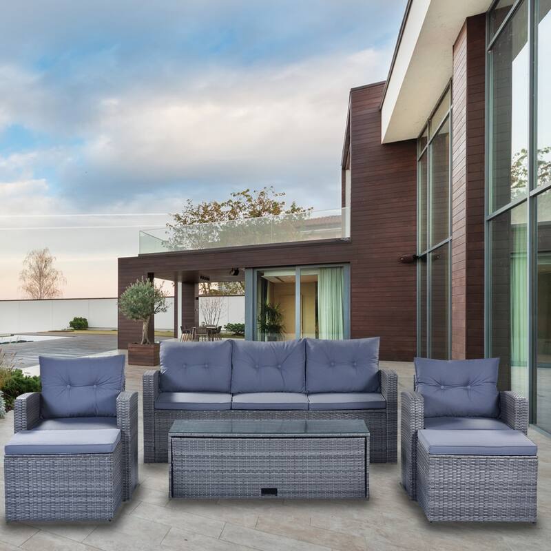 6-piece Patio Outdoor Sectional Set