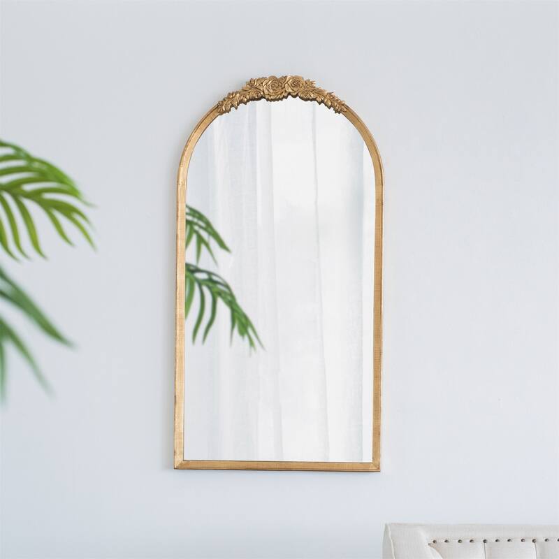 28"x53" Wood Full Body Mirror - Gold
