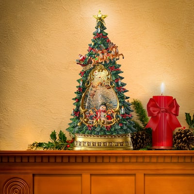 14" LED Holiday Water Globe