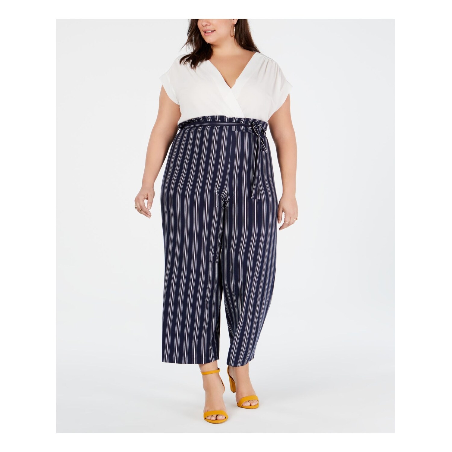 monteau striped jumpsuit