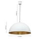 preview thumbnail 20 of 200, Industrial Oversized Metal Dome Pendant Light - Modern Farmhouse