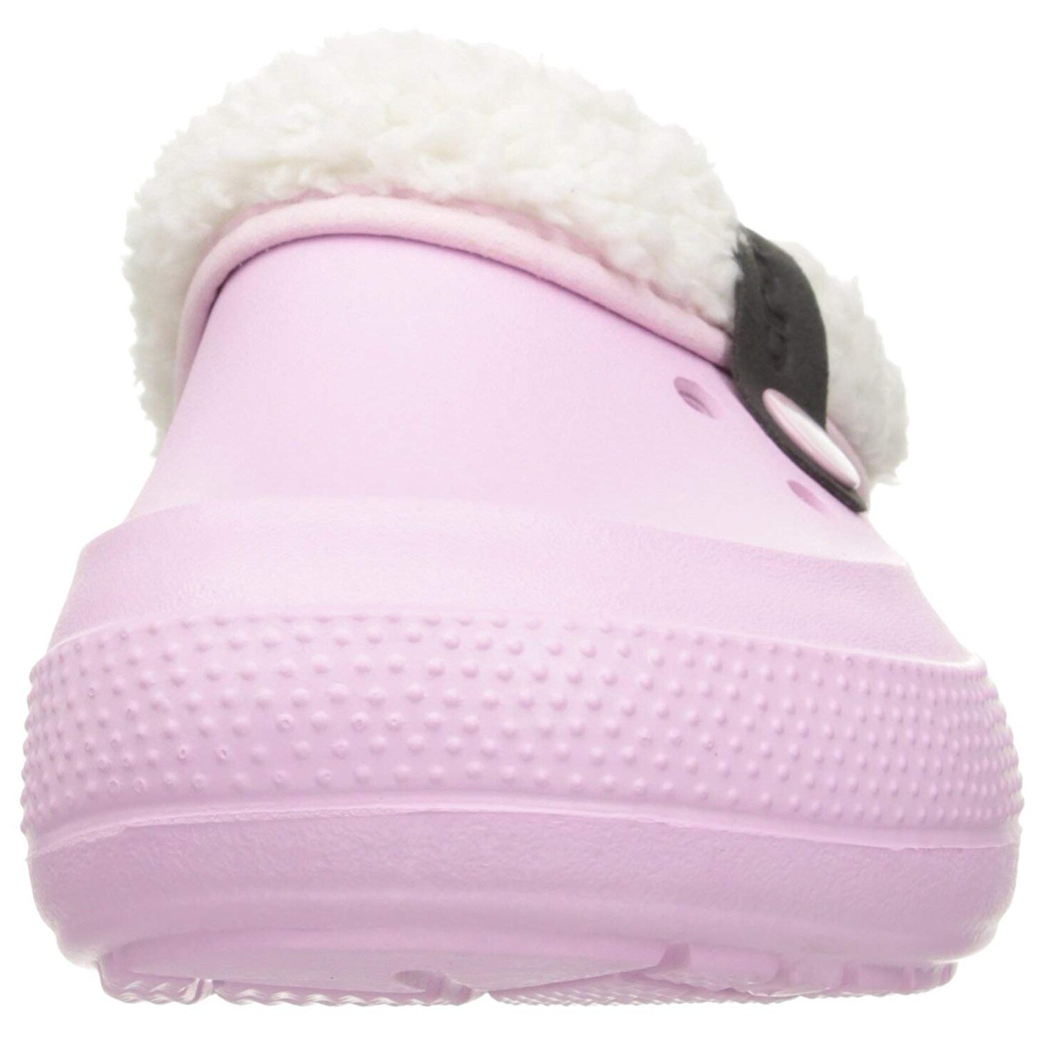 classic fuzz lined clog ballerina pink