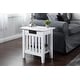 preview thumbnail 8 of 9, AFI Mission Chair Side Table with Charging Station