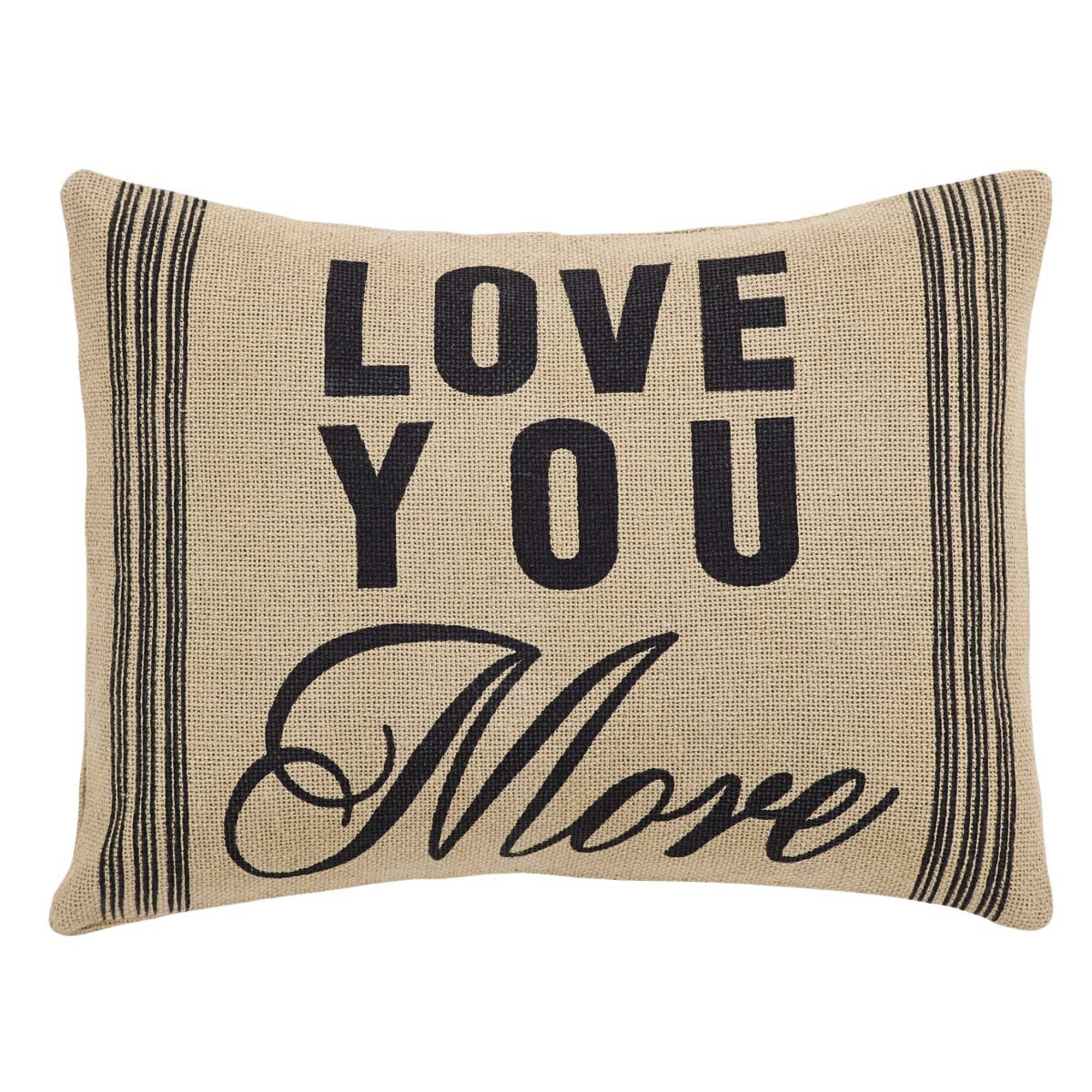 VHC Brands Love You More Cotton Throw Pillow