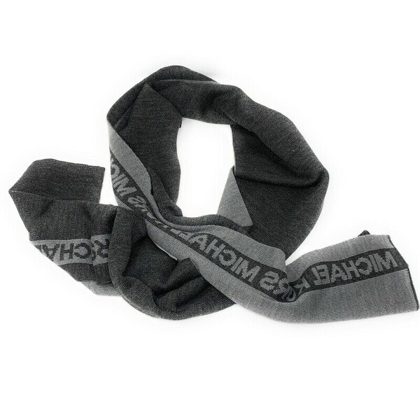 michael kors scarf mens grey