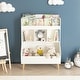 preview thumbnail 3 of 14, Toy Storage Organizer, Kids Bookshelf and Toy Storage with Legs, Multifunctional Storage Organizer, Children Bookcase