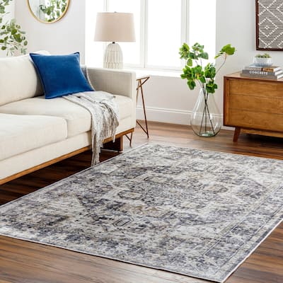 Syabira Machine Washable Traditional Area Rug