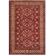 preview thumbnail 1 of 6, Caucasian Super Kazak Raiden Red/Beige Hand Knotted Wool Rug - 7'8'' x 11'2''