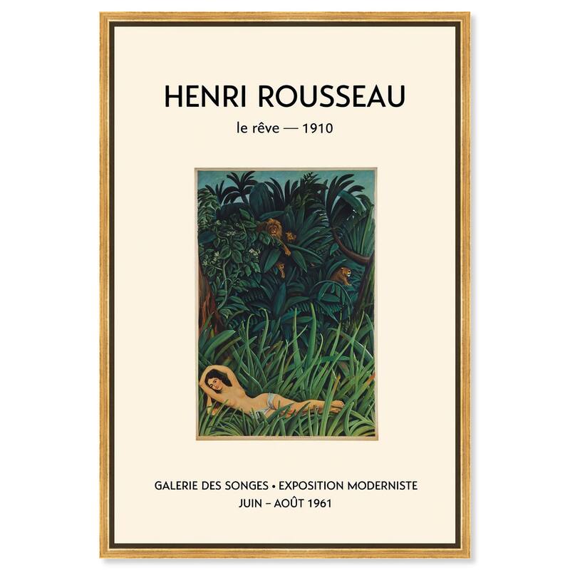 Dream in the Jungle Canvas by Art Remedy - Gold - 20" x 30"