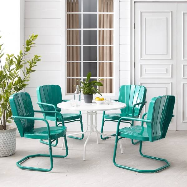 Shop Ridgeland 5pc Outdoor Dining Set Overstock 31925368