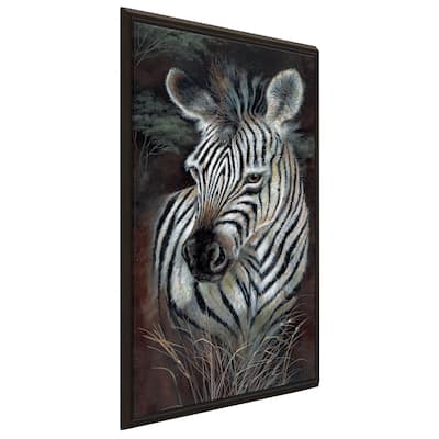 "Striped Innocence" by Ruane Manning Print on Floating Canvas