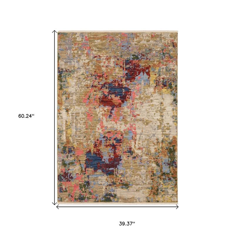 HomeRootsAbstract Modern Rectangle Area Rug