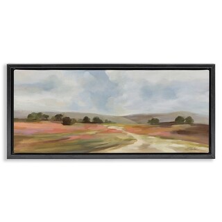 Stupell Scenic Wide Fields Framed Floater Canvas Wall Art Design By ...