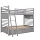 preview thumbnail 14 of 57, Twin over Twin Classic Wooden Bunk Bed with Two Drawers,Space-Efficient Multifunctional Bunk Bed With Storage