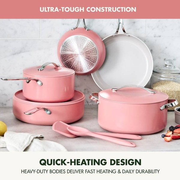 GreenPan Nova 10 Piece Cookware Set - Bed Bath & Beyond - 40483231