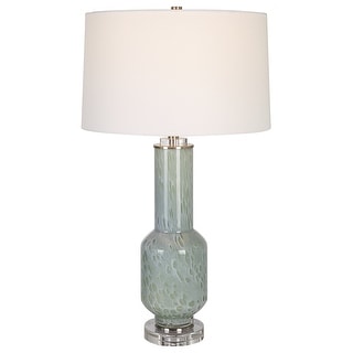 Uttermost Imperia Aqua Gray Table Lamp - 17 W x 30 H x 17 D (inches)