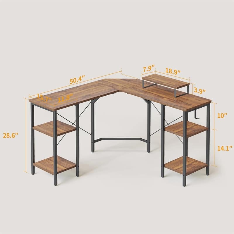 50.4 inch Computer Corner Desk