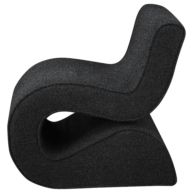 Ronea Boucle Upholstered Armless Curved Chair