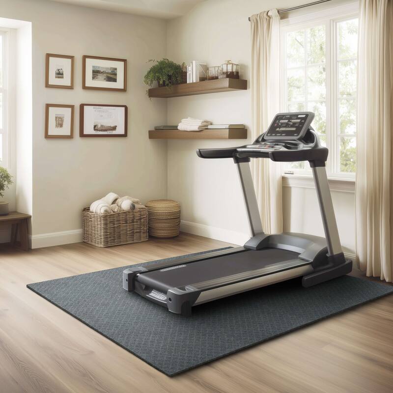 Mohawk Home Crosshatch Interlocking Utility Mats (6 Pieces) (24 Square Feet) for Gym Floor, Under Crate, Workroom, and More